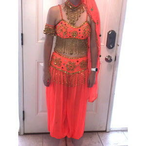 GLAMOUR COSTUMES beaded Bollywood dance costume